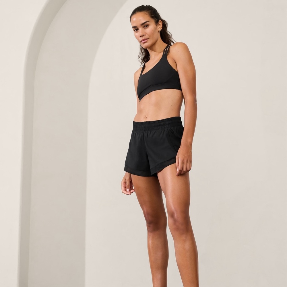 Athleta Mesh Run Racer Short